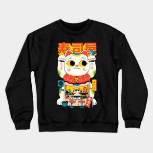 Lucky Cat Sushi Shop Crewneck Sweatshirt